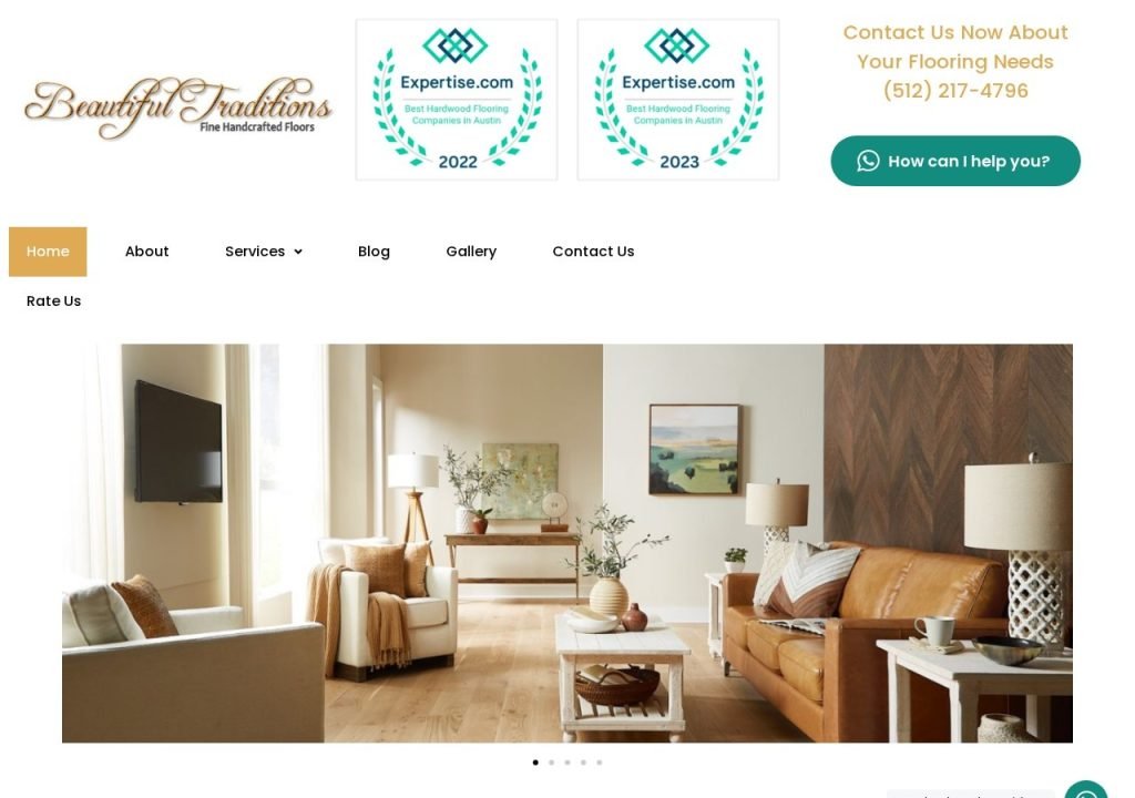 Beautiful Traditions website screenshot